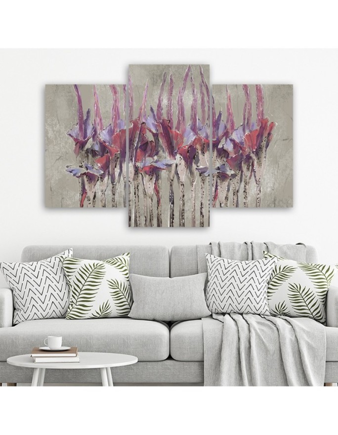 Plants flowers Wildflowers - Modern Canvas painting for the living room | FEEBY