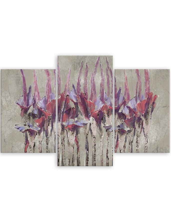 Plants flowers Wildflowers - Modern Canvas painting for the living room | FEEBY