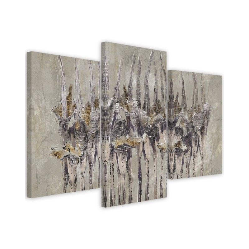 Plants flowers Wildflower - 3 part painting for living room | FEEBY
