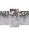 Falling flowers - 3 part canvas painting | FEEBY