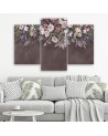 Bouquets of flowers - Modern 3 part Canvas painting | FEEBY