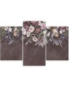 Bouquets of flowers - Modern 3 part Canvas painting | FEEBY