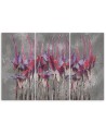Plants Wildflowers - Modern 3 part painting | FEEBY