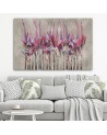 Plants Flowers Abstract - Modern 3-part painting | FEEBY