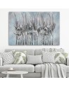 Plants Flowers Abstract - Modern 3-part painting | FEEBY