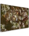 Iris flower - Triptych canvas painting | FEEBY