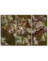 Iris flower - Triptych canvas painting | FEEBY