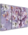 Iris flower - Triptych canvas painting | FEEBY