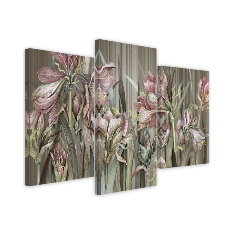Canvas print for bedroom - Iris flowers | FEEBY