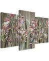 Canvas print for bedroom - Iris flowers | FEEBY