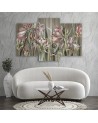 Canvas print for bedroom - Iris flowers | FEEBY