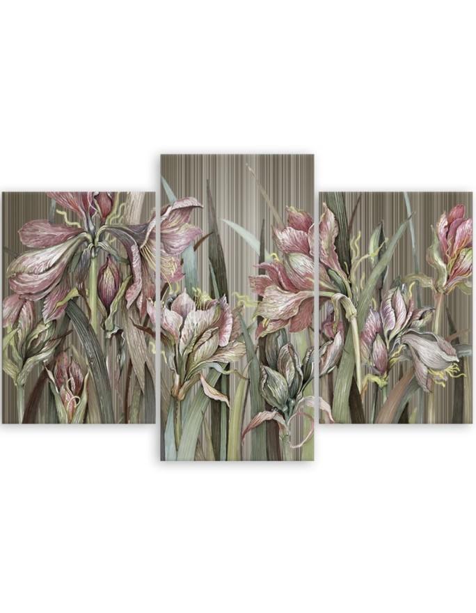Canvas print for bedroom - Iris flowers | FEEBY