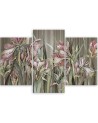Canvas print for bedroom - Iris flowers | FEEBY