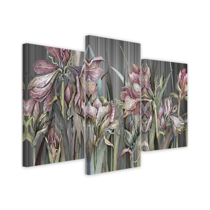 Canvas print for bedroom - Irises flowers | FEEBY