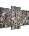 Canvas print for bedroom - Irises flowers | FEEBY
