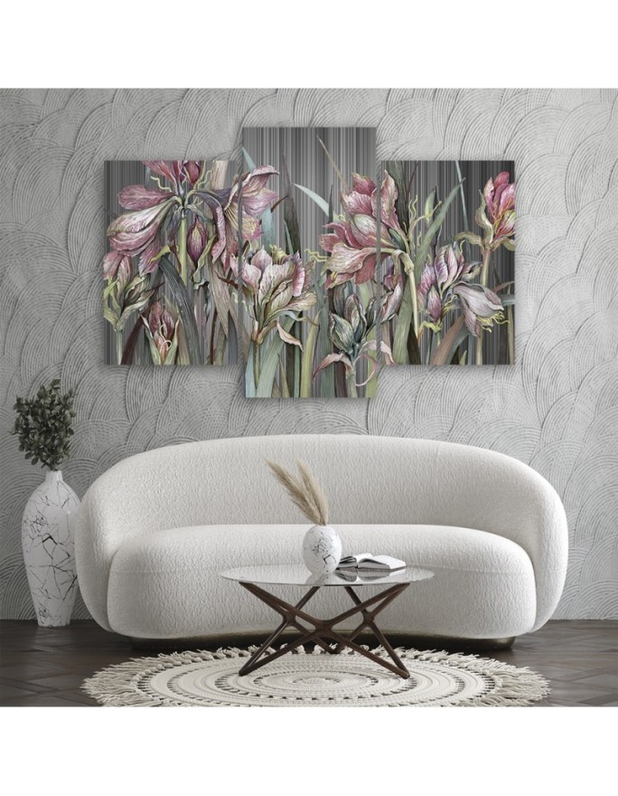 Canvas print for bedroom - Irises flowers | FEEBY
