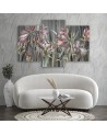 Canvas print for bedroom - Irises flowers | FEEBY