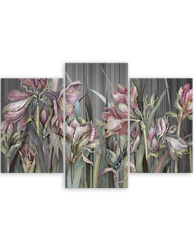 Canvas print for bedroom - Irises flowers | FEEBY
