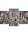 Canvas print for bedroom - Irises flowers | FEEBY