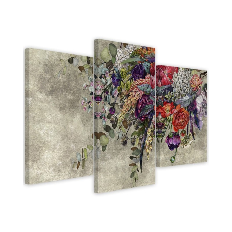 Picture on Canvas for the bedroom - Bouquet of flowers | FEEBY