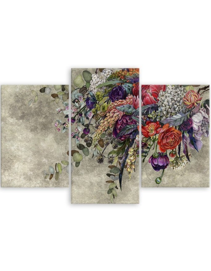 Picture on Canvas for the bedroom - Bouquet of flowers | FEEBY