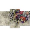 3-part painting for the bedroom - Bouquet of flowers | FEEBY