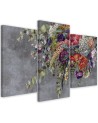 3-part picture for bedroom - Bouquet of flowers | FEEBY