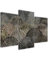 3-part Canvas painting for bedroom - Luxury fans | FEEBY