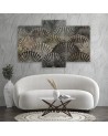 3-part Canvas painting for bedroom - Luxury fans | FEEBY