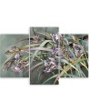 Wall art painting - Irises flowers in the wind | FEEBY