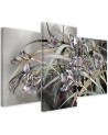 Flowers Irises in the wind - Modern painting for the bedroom | FEEBY