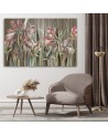 Irises flowers - 3 part canvas painting | FEEBY