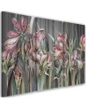 Flowers Irises - 3 part canvas painting | FEEBY