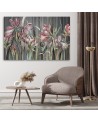 Flowers Irises - 3 part canvas painting | FEEBY