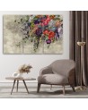 Bouquet of flowers - 3-part painting on canvas | FEEBY