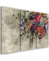 Bouquet of flowers - 3-piece Canvas painting for living room | FEEBY