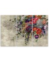 Bouquet of flowers - 3-piece Canvas painting for living room | FEEBY