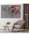 Bouquet of flowers - 3-piece painting for living room | FEEBY
