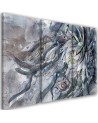 Flower of the queen of the night - Canvas print for the living room 3-part | FEEBY