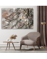 Flower of the queen of the night - Canvas print for living room 3-part | FEEBY