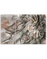 Flower of the queen of the night - Canvas print for living room 3-part | FEEBY