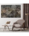 Luxury fans - Modern 3 part Canvas painting | FEEBY