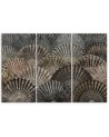 Luxury fans - Modern 3 part Canvas painting | FEEBY