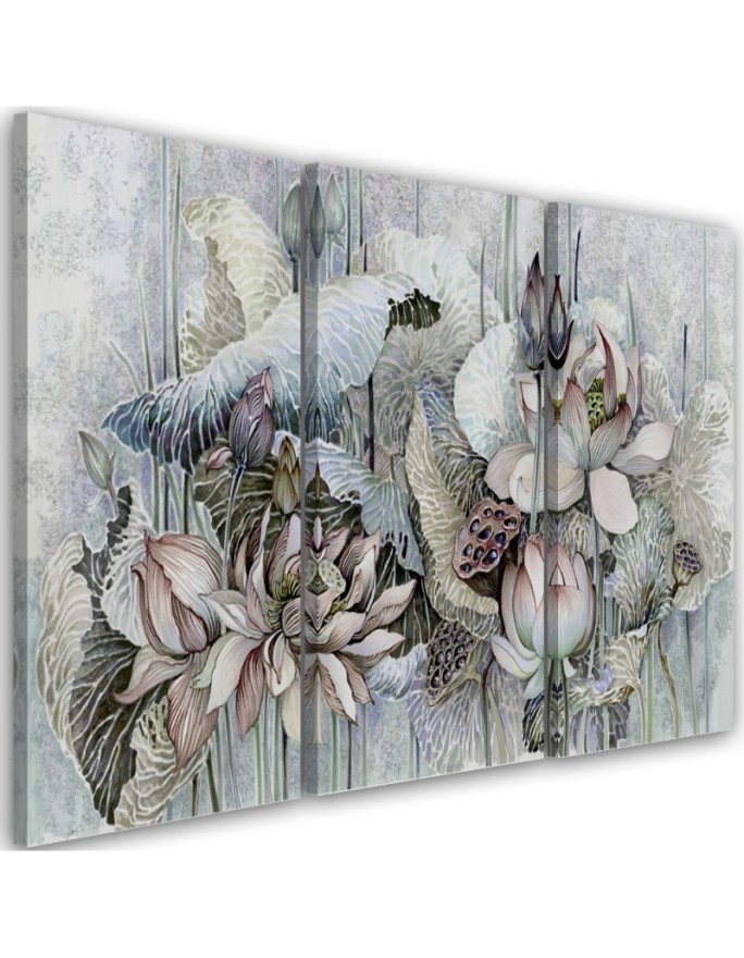 Canvas print Lotus Flowers