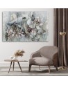 Canvas painting - Holy lotus flowers | FEEBY