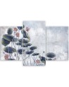 Printed canvas painting - Red water lily | FEEBY