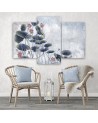 Printed canvas painting - Red water lily | FEEBY