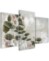 Printed canvas painting - Red water lily | FEEBY