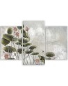 Printed canvas painting - Red water lily | FEEBY