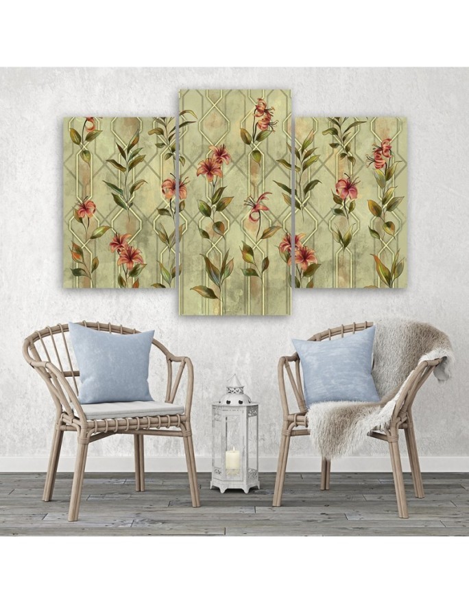 Printed Canvas print - Yellow flower lily | FEEBY